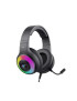 Căști gaming HAVIT H2042D-BK cu microfon și iluminare RGB, difuzoare 50mm, negru