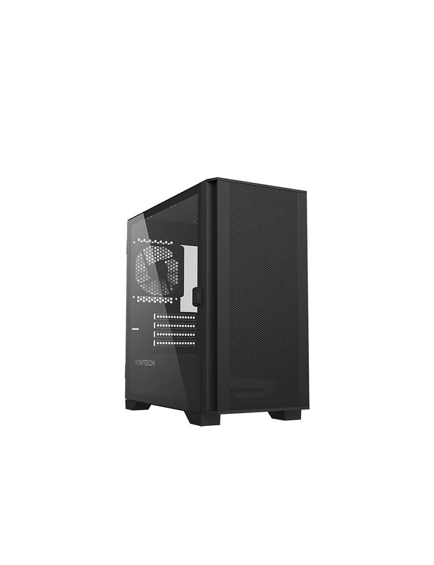 Carcasa MONTECH AIR 100 LITE, Mini-Tower, Micro-ATX/Mini-ITX, Tempered Glass, Black