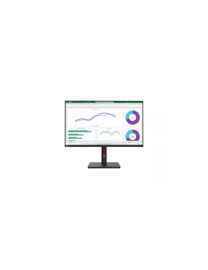 Monitor LED LENOVO ThinkVision T32h-30, 31.5" QHD IPS, 60Hz, 4ms, Black