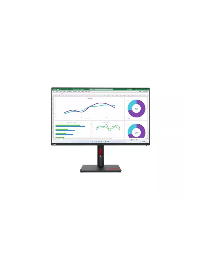 Monitor LED LENOVO ThinkVision T32h-30, 31.5" QHD IPS, 60Hz, 4ms, Black