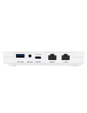 ASUS RT-AX57 Go router wireless Gigabit Ethernet Bandă dublă (2.4 GHz/ 5 GHz) Alb
