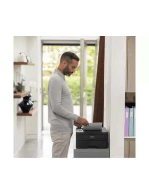 Imprimanta Laser BROTHER HL-L2460DN, Monocrom, A4, Duplex, USB/LAN, Tava coli: 250 coli, Black