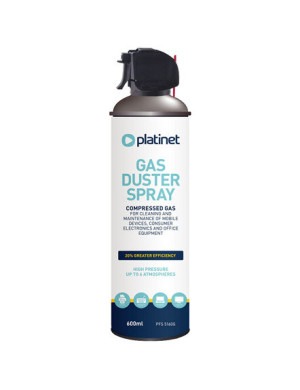 Spray Aer Comprimat cu Pistol PLATINET PFS5160G, 600ml