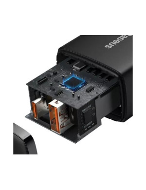 Incarcator retea BASEUS CCXJ-B01, Quick Charge, USB, USB Type-C, 20W, negru