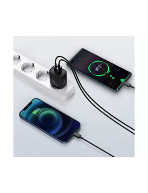 Incarcator retea BASEUS CCXJ-B01, Quick Charge, USB, USB Type-C, 20W, negru