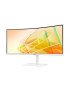 Monitor LED curbat SAMSUNG ViewFinity S6 S65TC LS34C650TAUXEN, 34" UWQHD, VA, Thunderbolt, HDR, FreeSync, 5ms, 100Hz, White