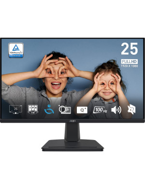 MSI Pro MP251 monitoare LCD 62,2 cm (24.5") 1920 x 1080 Pixel Full HD LED Negru