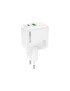 Incarcator retea BLUE POWER, Wall Charger, 30W, 3A, USB-A, USB-C, White