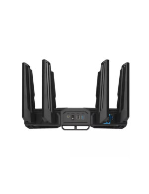 Router Wireless ASUS GT-BE98, Quad-Band, Wi-Fi 7, 2.4/6 GHz, 1376 + 11529 Mbps, Black
