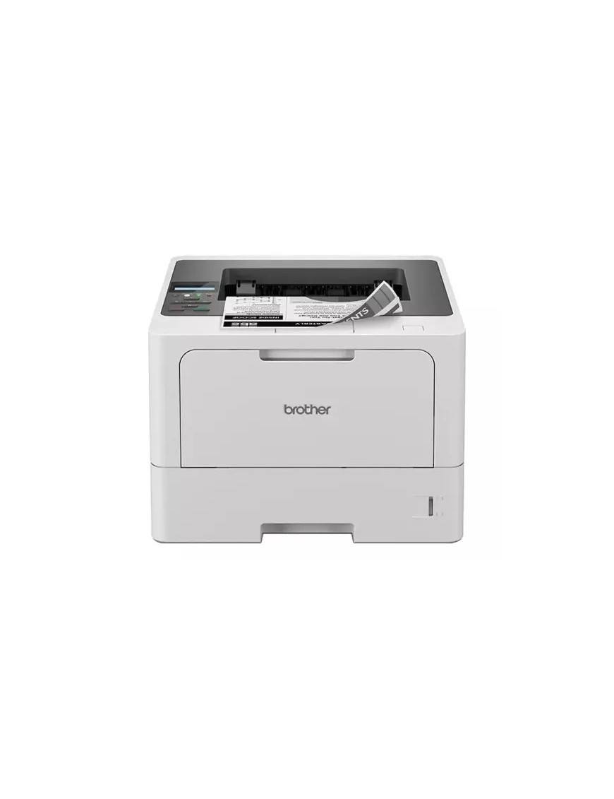 Imprimanta Laser BROTHER HL-L5210DW, Monocrom, A4, Duplex, USB/LAN/Wi-Fi, Tava coli: 250 coli, White-Black