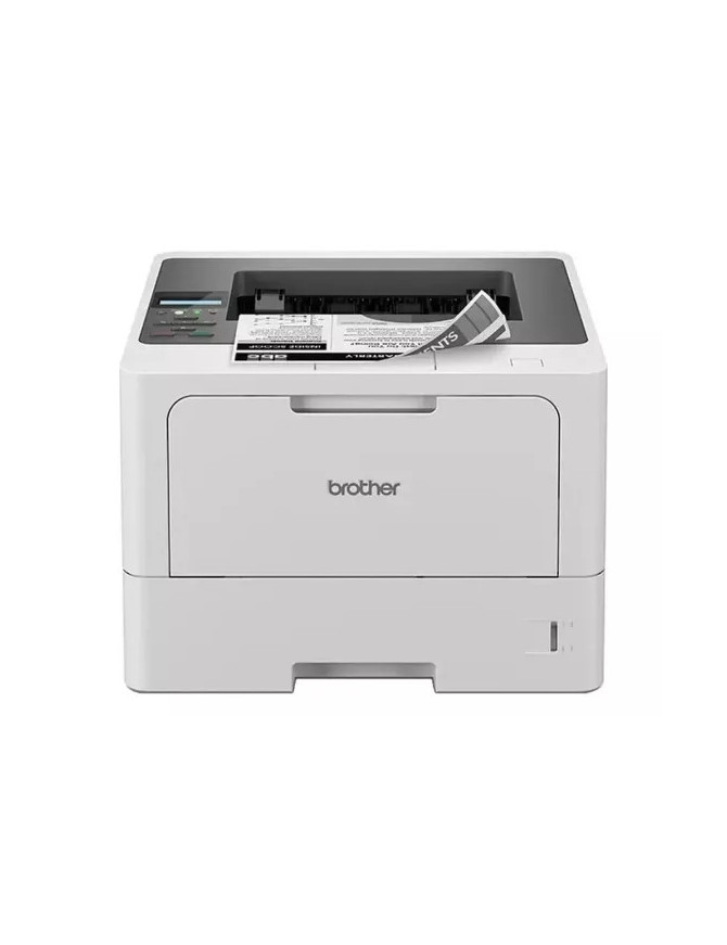 Imprimanta Laser BROTHER HL-L5210DW, Monocrom, A4, Duplex, USB/LAN/Wi-Fi, Tava coli: 250 coli, White-Black