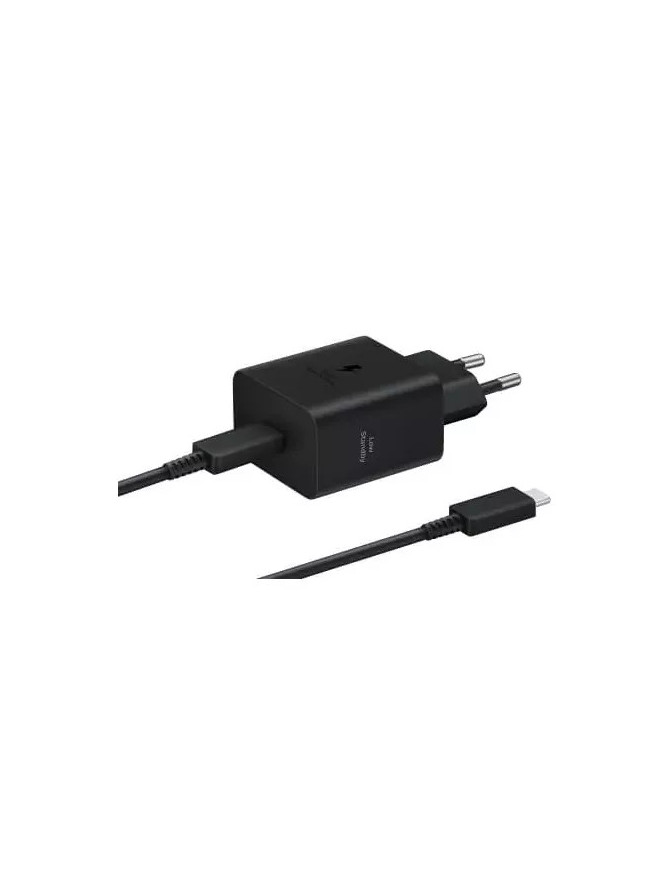 Incarcator retea SAMSUNG EP-T4511XBEGEU, 45W, Black + Cablu USB-C