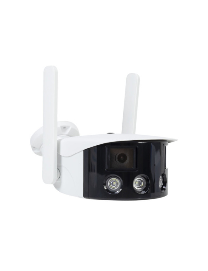 Cameră de supraveghere video PNI IP590 Dual Lens 2x2MP 180° WiFi IP65