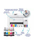 Multifuncționala Inkjet CISS Epson EcoTank L5316 C11CJ65413, Color, A4, LAN, USB și Wi-Fi, Alb