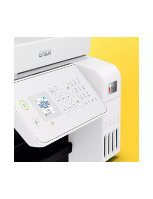 Multifuncționala Inkjet CISS Epson EcoTank L5316 C11CJ65413, Color, A4, LAN, USB și Wi-Fi, Alb