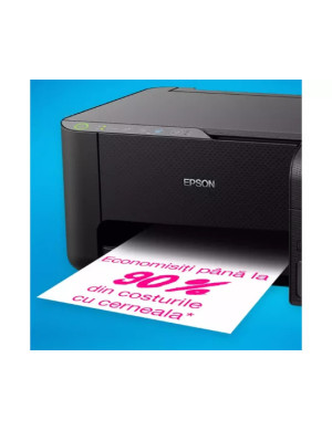 Multifunctionala inkjet CISS Epson EcoTank L3270 C11CJ67434, A4, Color, USB, Wireless, Negru