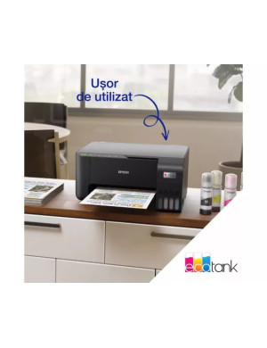 Multifunctionala inkjet CISS Epson EcoTank L3270 C11CJ67434, A4, Color, USB, Wireless, Negru
