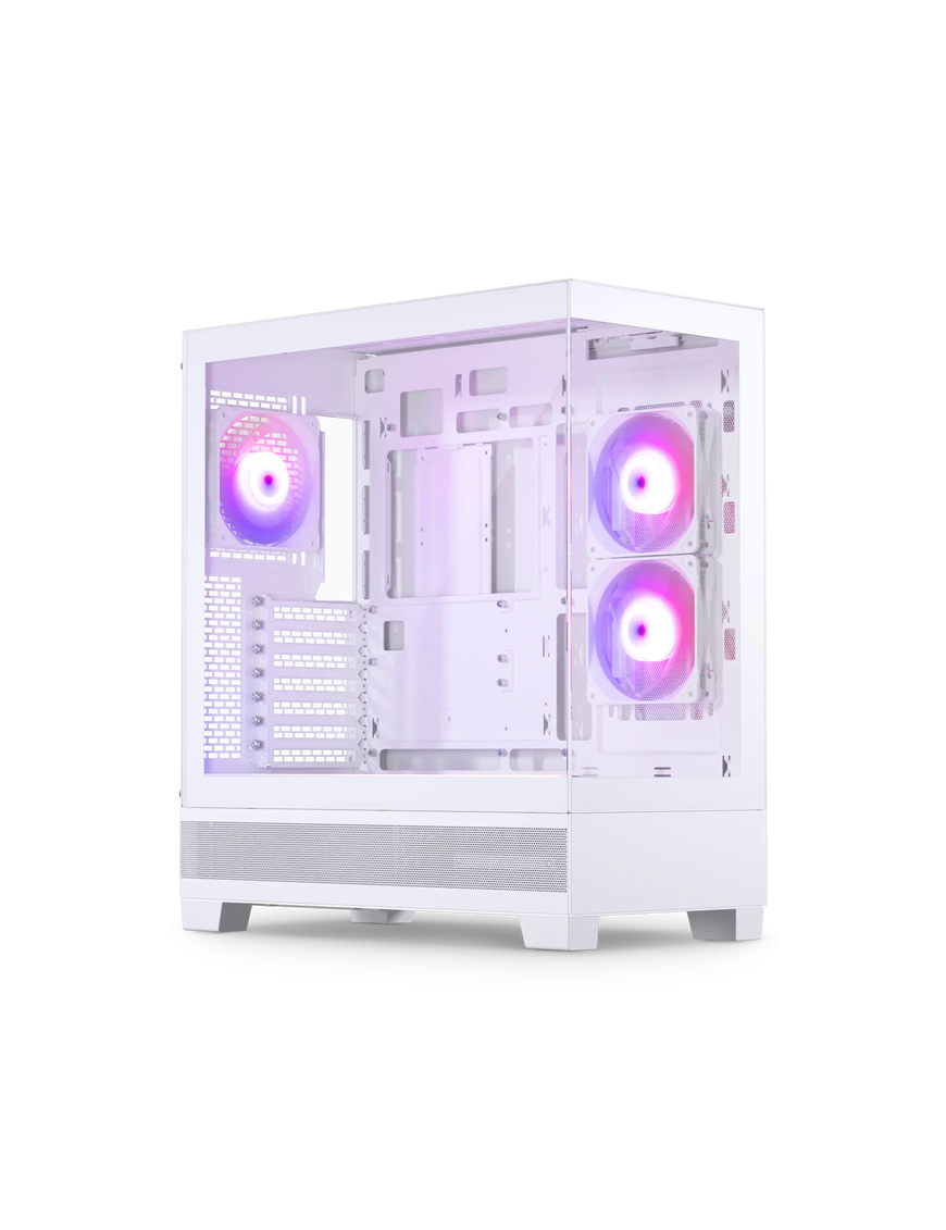 Carcasă Phanteks XT Pro Vertical, Mid-Tower, E-ATX/ATX/Micro-ATX/Mini-ITX, Tempered Glass, ARGB Fans, White