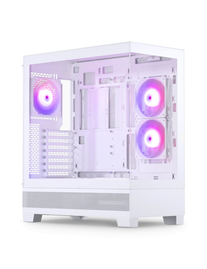 Carcasă Phanteks XT Pro Vertical, Mid-Tower, E-ATX/ATX/Micro-ATX/Mini-ITX, Tempered Glass, ARGB Fans, White