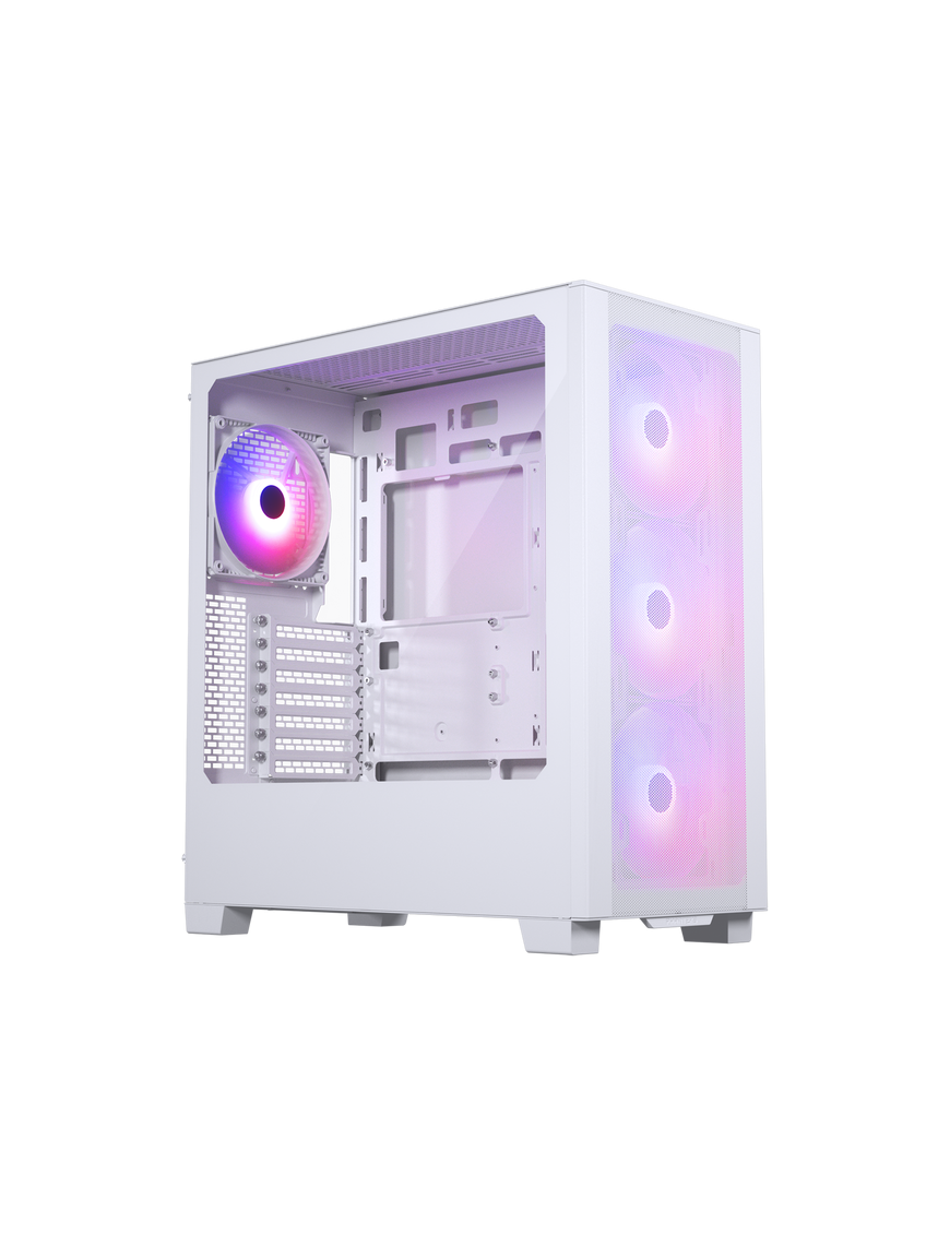Carcasă Phanteks XT Pro Ultra DRGB, Mid-Tower, E-ATX/ATX/Micro-ATX/Mini-ITX, Mesh Airflow, Tempered Glass, D-RGB Fans, White