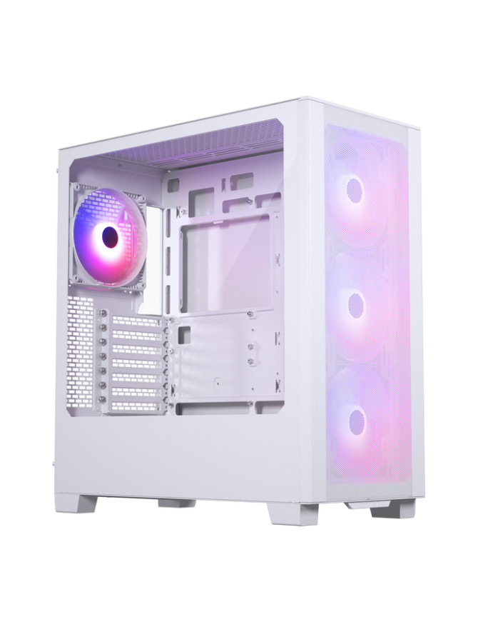 Carcasă Phanteks XT Pro Ultra DRGB, Mid-Tower, E-ATX/ATX/Micro-ATX/Mini-ITX, Mesh Airflow, Tempered Glass, D-RGB Fans, White