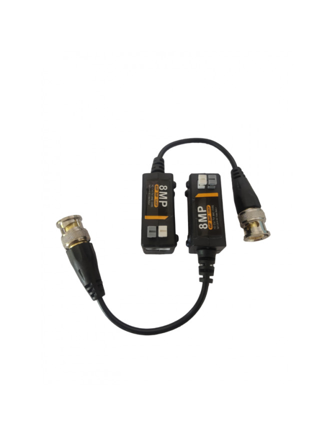 Set Video Balun Pasiv OEM HM-950, 8MP, 2 bucăți