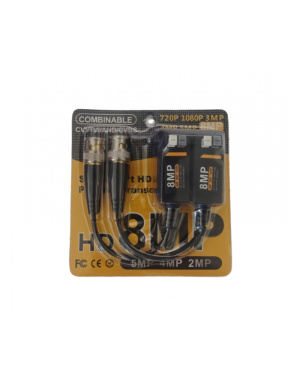 Set Video Balun Pasiv OEM HM-950, 8MP, 2 bucăți