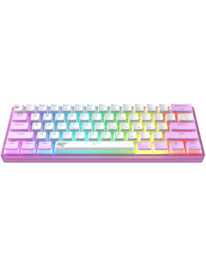 Tastatura gaming cu fir HAVIT KB877L, RGB, USB, Purple