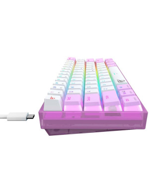 Tastatura gaming cu fir HAVIT KB877L, RGB, USB, Purple
