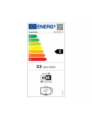 Televizor LED Smart KRUGER & MATZ KM0240FHD-SA, Full HD, 101 cm, Negru