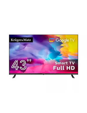 Televizor LED Smart KRUGER & MATZ KM0243FHD-SA Full HD, 108 cm, Negru