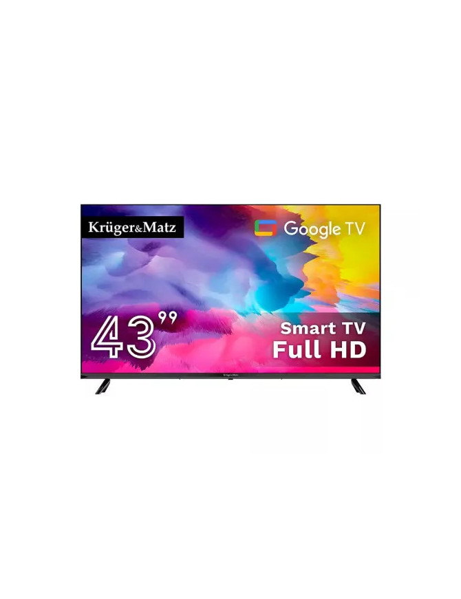 Televizor LED Smart KRUGER & MATZ KM0243FHD-SA Full HD, 108 cm, Negru