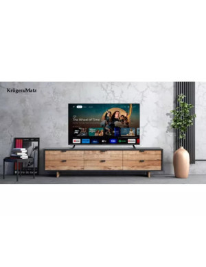 Televizor LED Smart KRUGER & MATZ KM0243FHD-SA Full HD, 108 cm, Negru