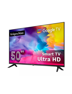 Televizor LED Smart KRUGER & MATZ KM0250UHD-SA, 4K UHD, 126 cm, Negru