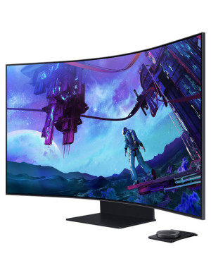 Monitor Gaming LED Curbat SAMSUNG Odyssey Ark Gen 2 LS55CG970NUXDU, 55 inch UHD, 165 Hz, 1 ms, Black
