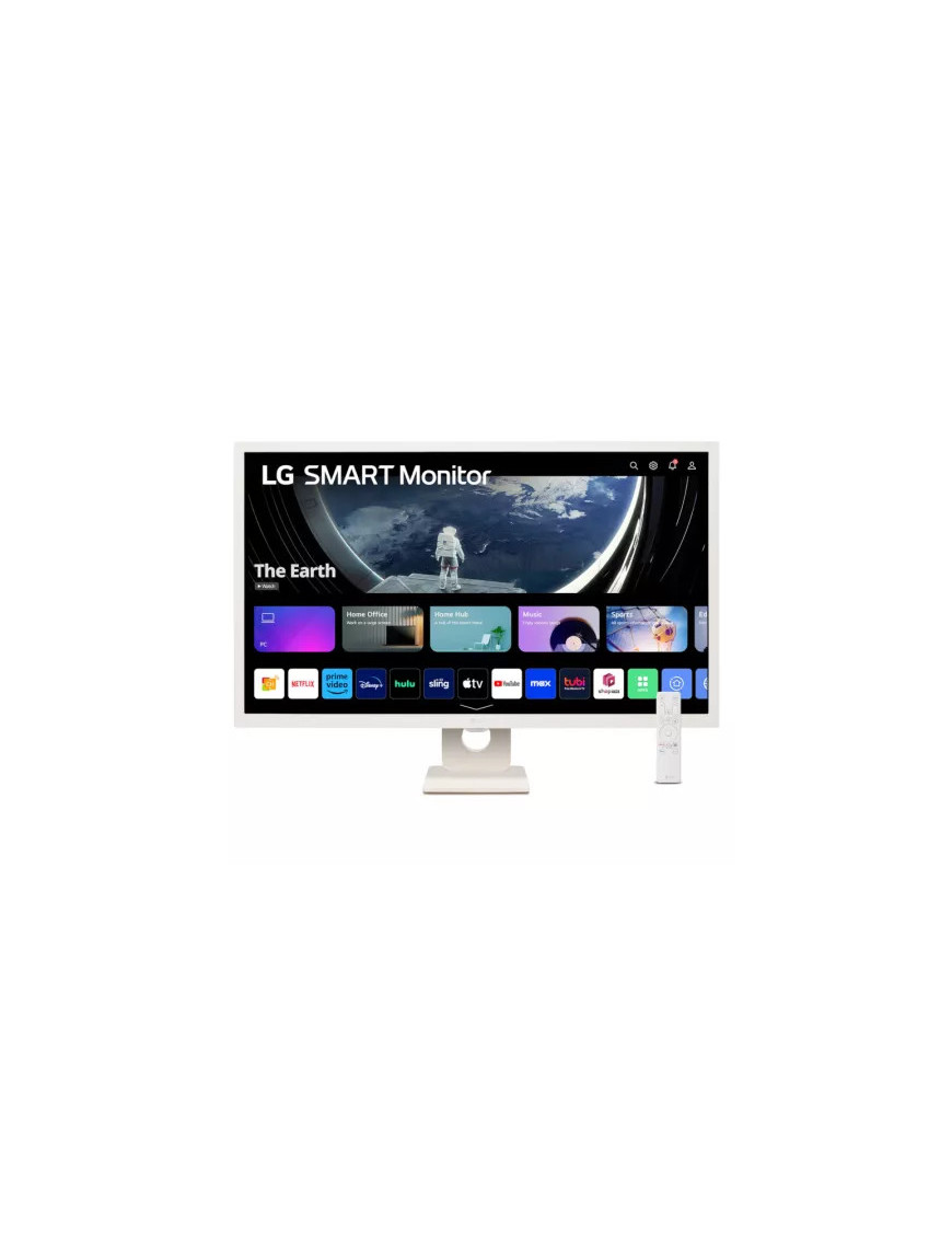 Monitor LED LG Smart 32SR50F-W, 31.5" FHD, IPS, FreeSync 60Hz, 8 ms, White