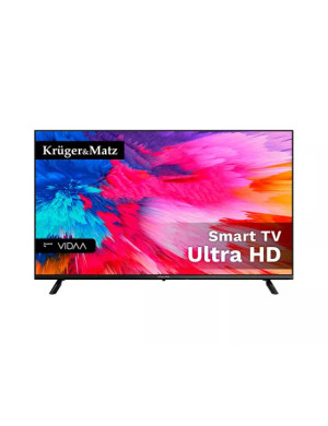 Televizor LED Smart KRUGER & MATZ KM0250UHD-V, 4K Ultra HD, 125 cm, Negru