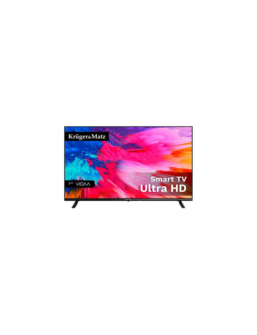 Televizor LED Smart KRUGER & MATZ KM0250UHD-V, 4K Ultra HD, 125 cm, Negru