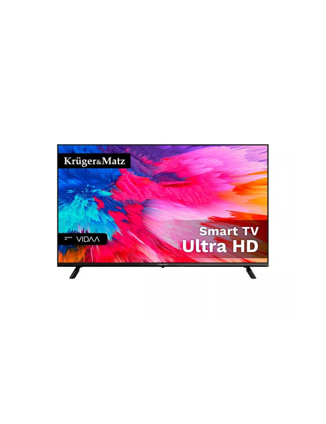 Televizor LED Smart KRUGER & MATZ KM0250UHD-V, 4K Ultra HD, 125 cm, Negru