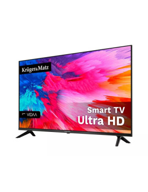 Televizor LED Smart KRUGER & MATZ KM0250UHD-V, 4K Ultra HD, 125 cm, Negru