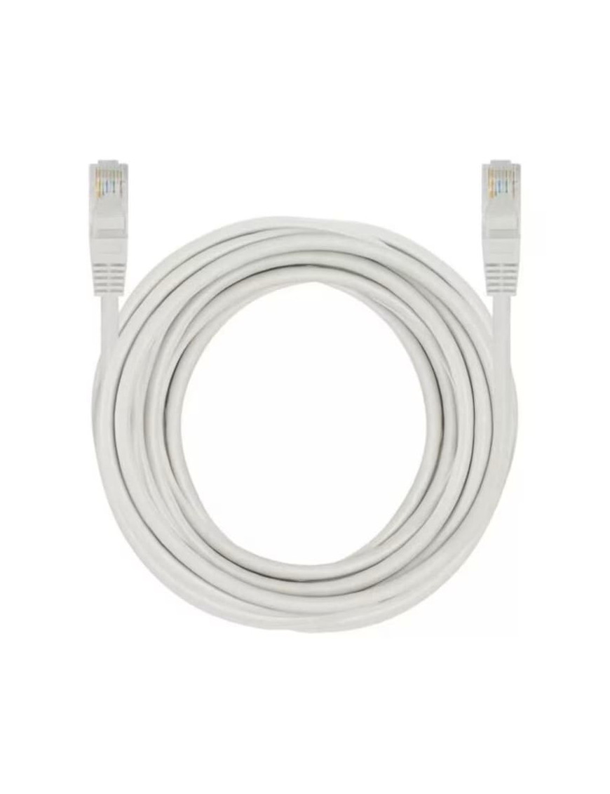 Cablu de rețea UTP HCT Cat6 cu mufe RJ45, 10 metri, gri