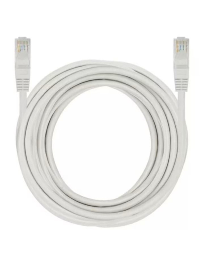 Cablu de rețea UTP HCT Cat6 cu mufe RJ45, 10 metri, gri