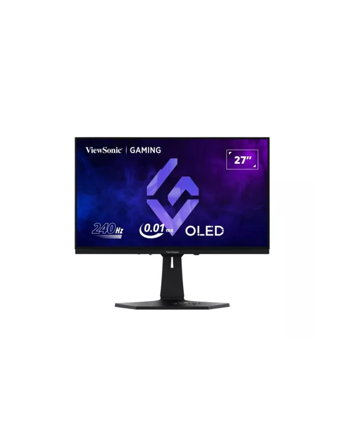 Monitor LED VIEWSONIC Gaming XG272-2K-OLED, 27" QHD, OLED, USB-C, HDR, G-Sync Compatible & FreeSync Premium, 240 Hz, 0.02 ms, Bl