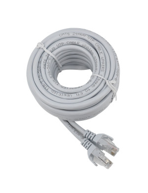 Cablu UTP cu mufe HCT Cat6 20m Gri