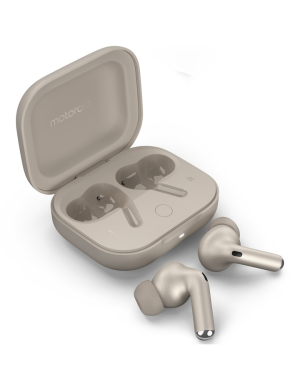 Casti wireless MOTOROLA Moto Buds+ Flute, Sound by Bose, Bluetooth, Beach Sand