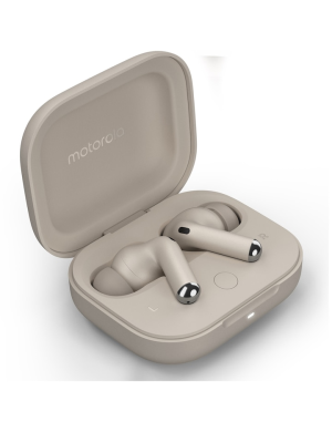 Casti wireless MOTOROLA Moto Buds+ Flute, Sound by Bose, Bluetooth, Beach Sand
