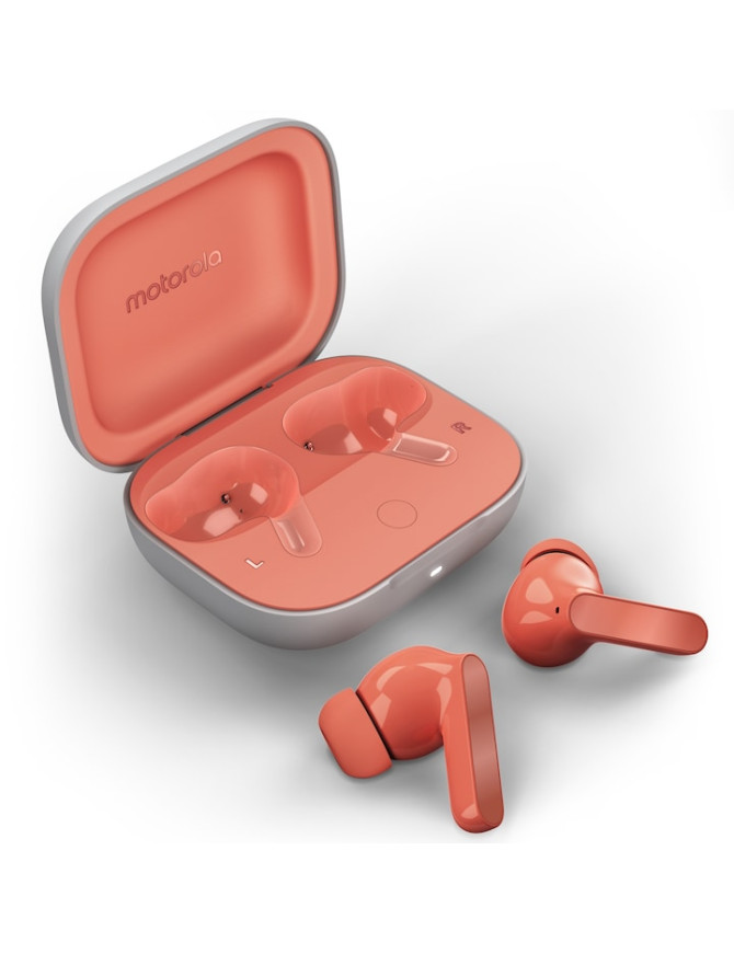 Casti wireless MOTOROLA Moto Buds, Bluetooth, Coral Peach