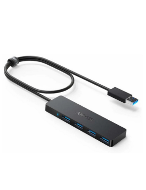 Hub USB Anker 4-in-1 A7516016, 4 x USB 3.2 Gen 1, Black