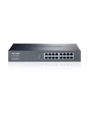 Switch TP-LINK Gigabit 16Porturi EASY-SMART RM TL-SG1016DE, Black