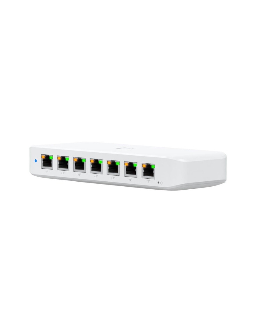 UBIQUITI USW-ULTRA-210W-EU UniFi 8-Port GbE PoE+ alimentat de intrare GbE++ 210W, White